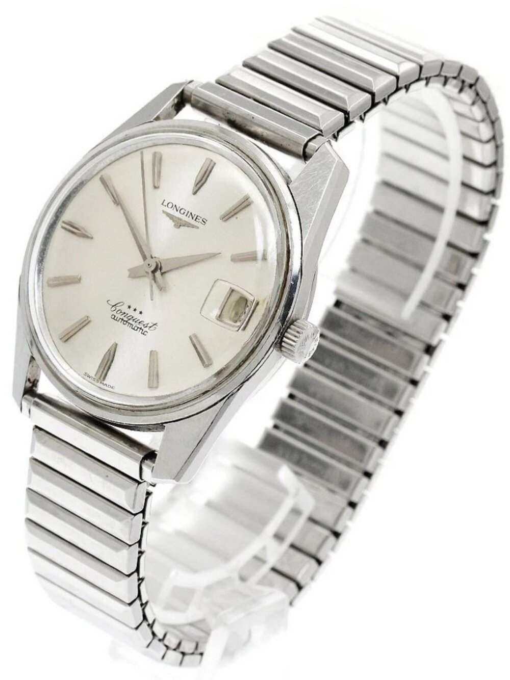LONGINES Date Silver Dial Automatic Men's Watch_910876